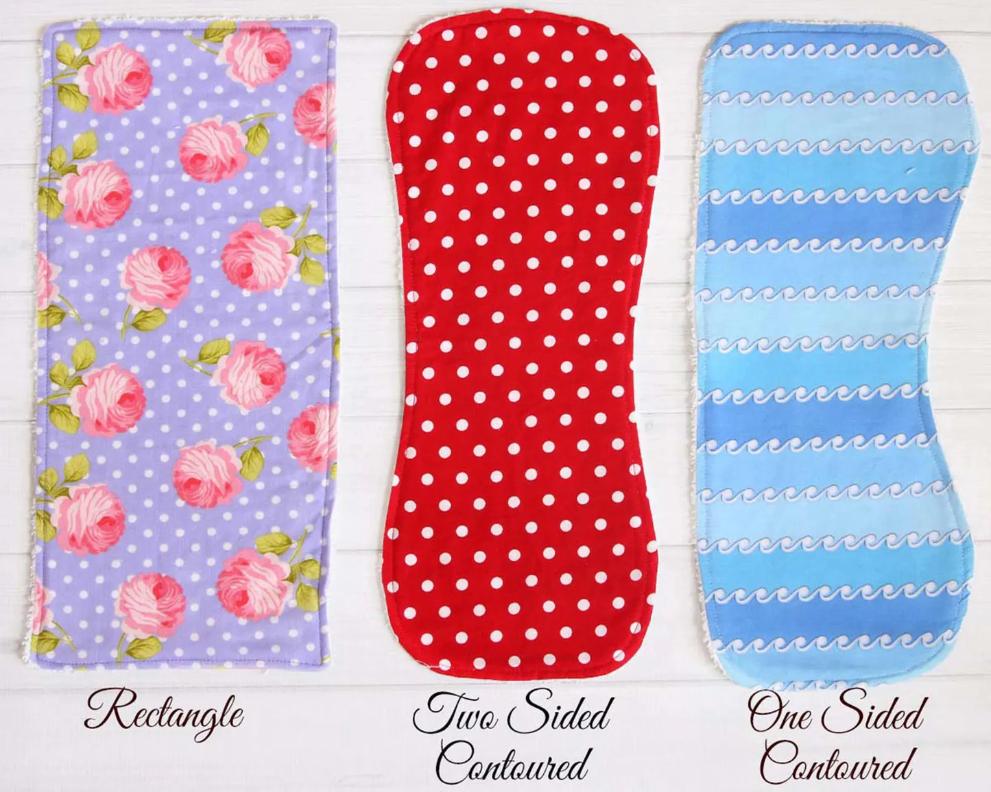 Burp Cloths set of 3